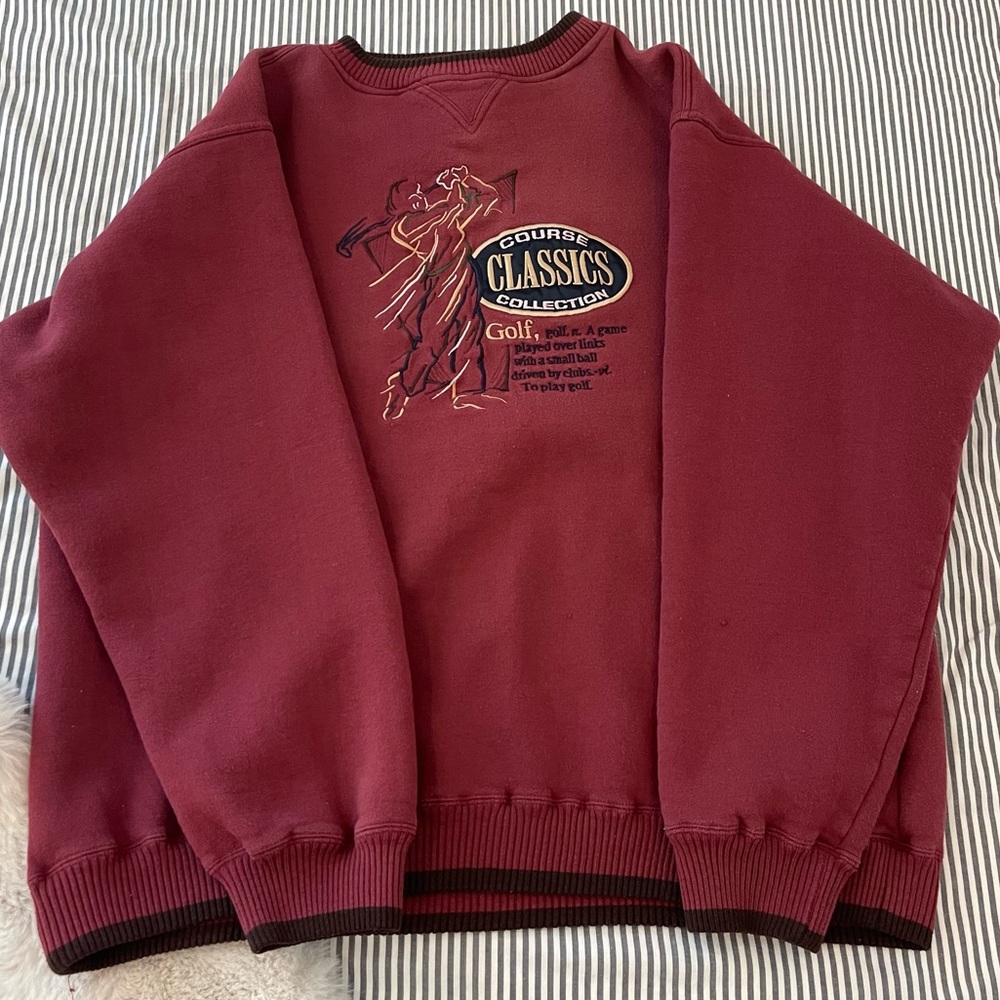 Vintageeeee golf crew XL